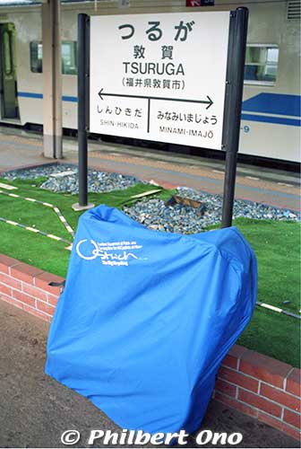 Bicycle bag for trains.