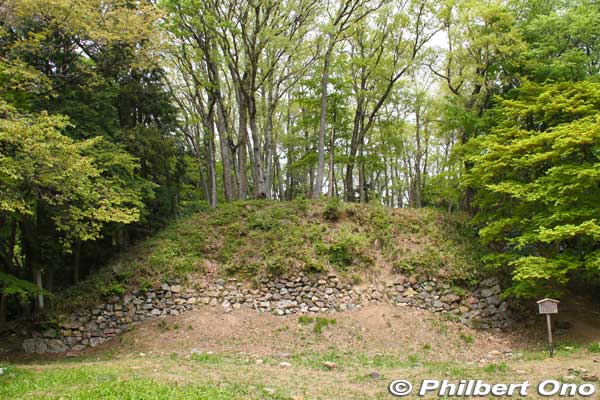 Odani Castle Honmaru wall