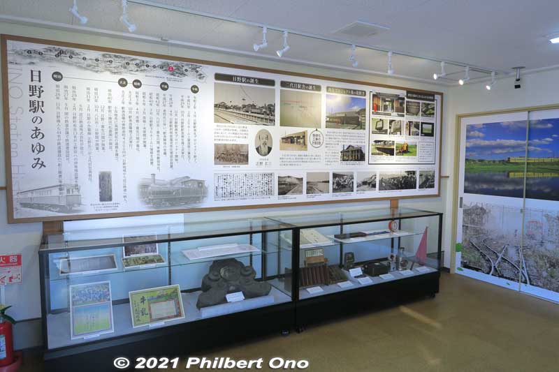 Inside Hino Station Railway Museum