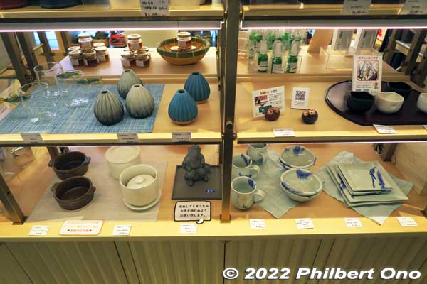 Shigaraki pottery pieces. No tanuki.
