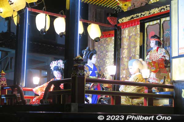 Shigaku (試楽) dress rehearsal kabuki performance