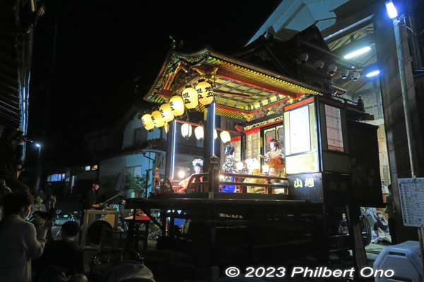 Shigaku (試楽) dress rehearsal kabuki performance