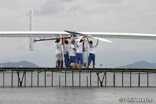 Birdman Rally in Matsubara Beach, Hikone