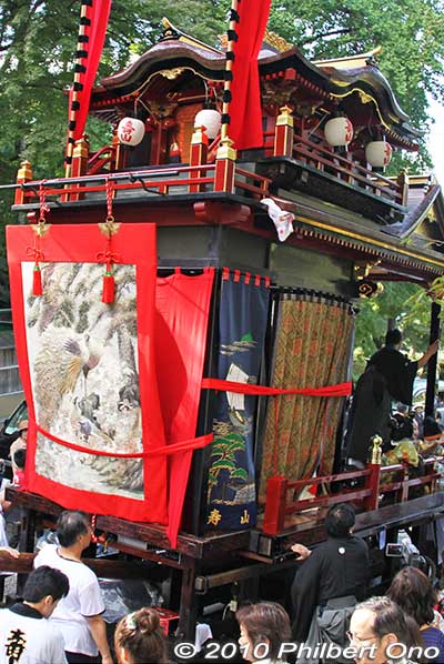 Juzan float rear tapestry.